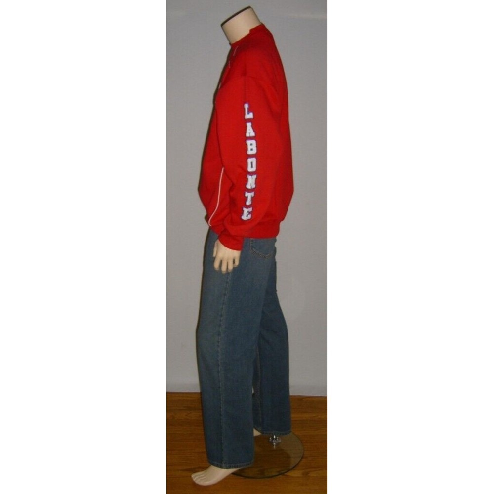 Bobby Labonte Sweatshirt Mens Sizes #43 Red NASCAR Car Racing - Picture 2 of 8